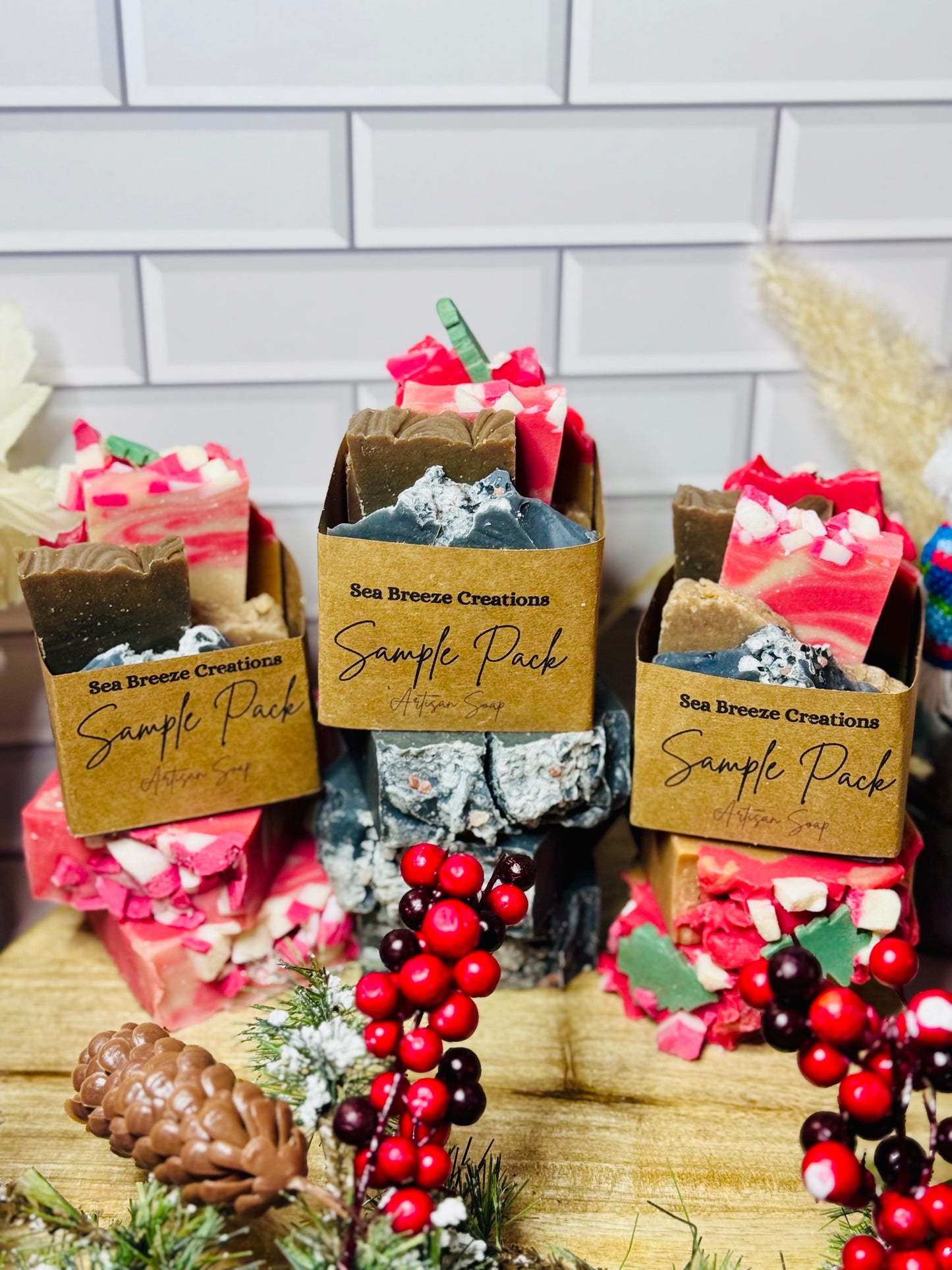 Sample/Travel Packs -Made with real Goats Milk, Grass Fed Tallow soap