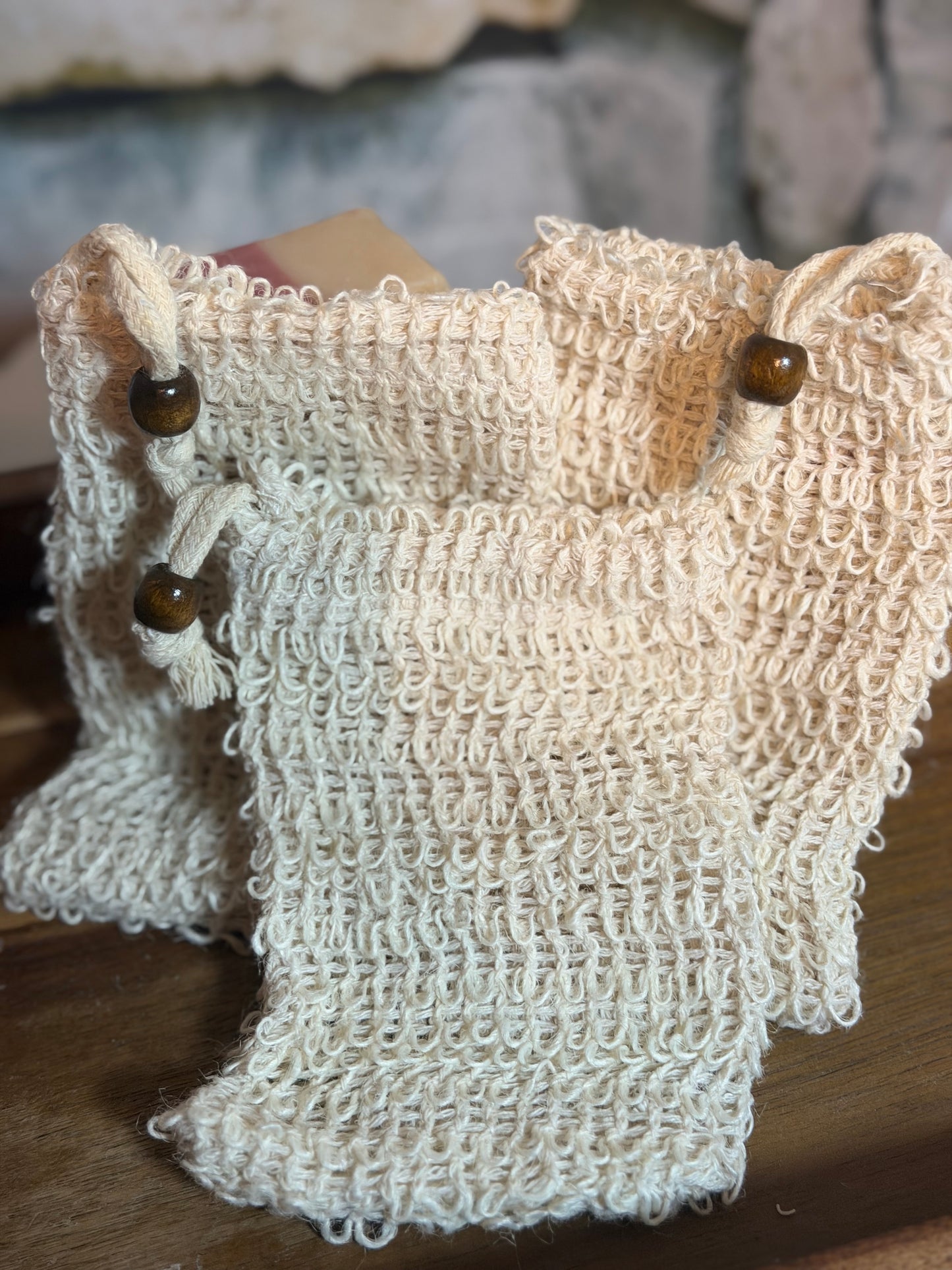 ✨ Natural Sisal Exfoliating Bag ✨